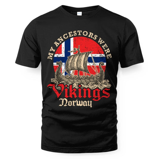 Cowgic Norwegian Norway Viking Ship Flag