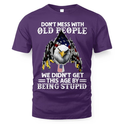 Cowgic Veteran US Eagle Don't Mess With Old People