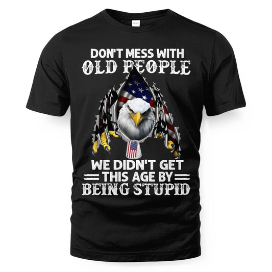 Cowgic Veteran US Eagle Don't Mess With Old People