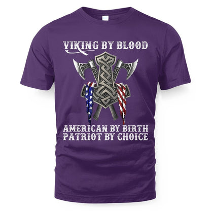 Cowgic Viking By Blood American By Birth Patriot By Choice