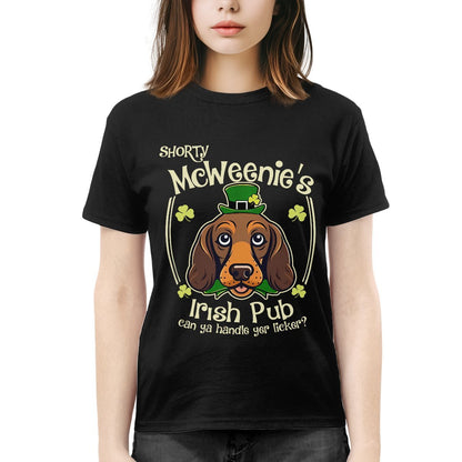 Cowgic Dachshund Irish Pub