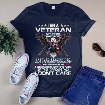 Cowgic Veteran I Served I Sacrificed Crewneck