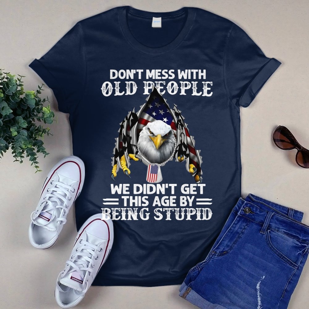 Cowgic Veteran US Eagle Don't Mess With Old People