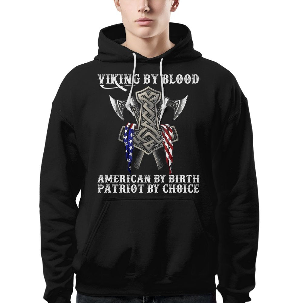 Cowgic Viking By Blood American By Birth Patriot By Choice