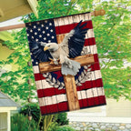 Cowgic American Patriotic Double-Sided Garden Flag