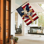 Cowgic American Patriotic Double-Sided Garden Flag
