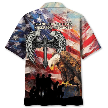 Cowgic Veteran Stand For The Flag Kneel For The Cross