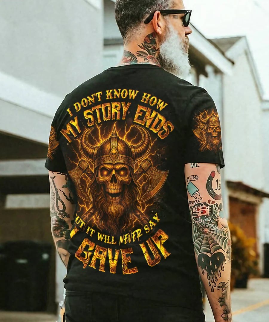 Cowgic I Don't Know How My Story Ends Viking Skull