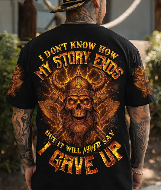 Cowgic I Don't Know How My Story Ends Viking Skull