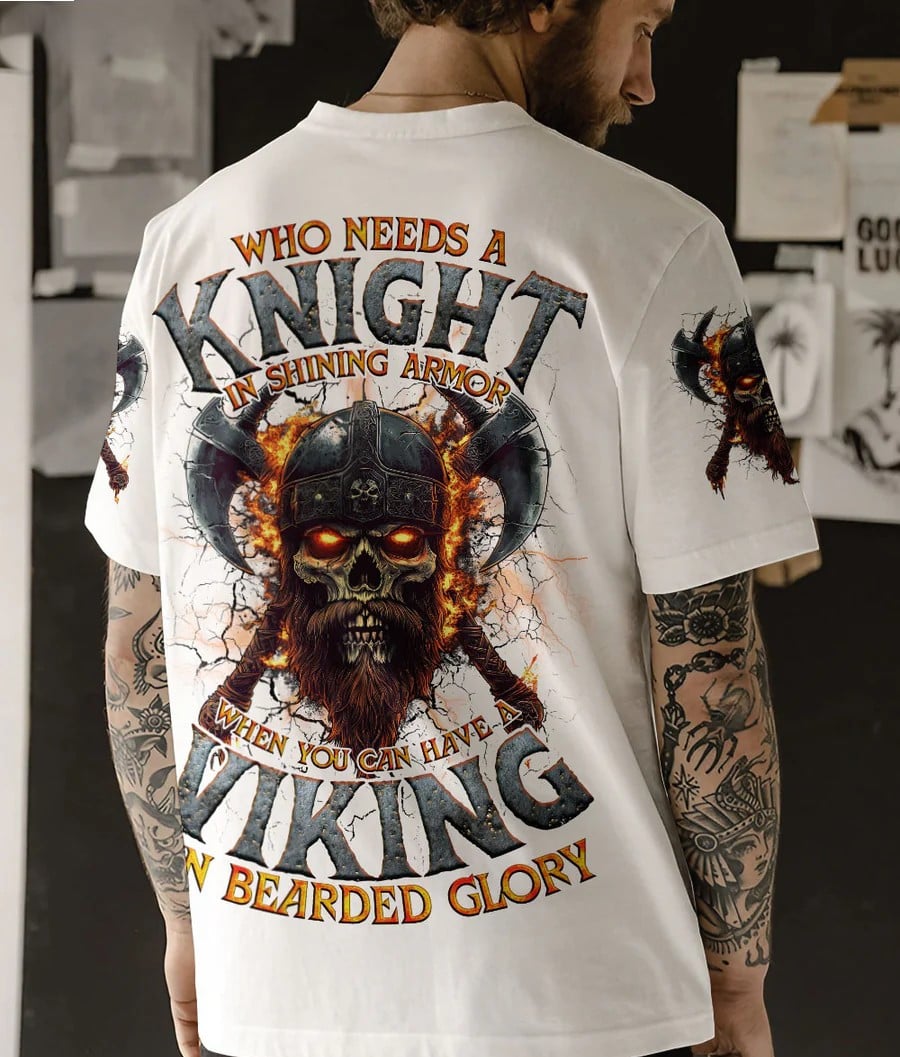 Cowgic A Viking In Bearded Glory Skull
