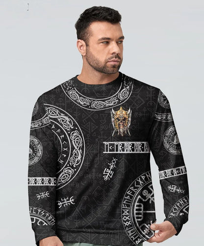 Cowgic My Give A F Viking Skull