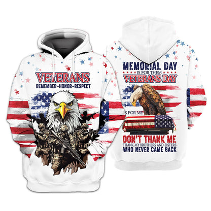 Cowgic Veterans Day Is For Me All Over Print Apparel