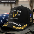 Cowgic US Air Force 250th Anniv. Personalized Embroidered Cap for Veteran