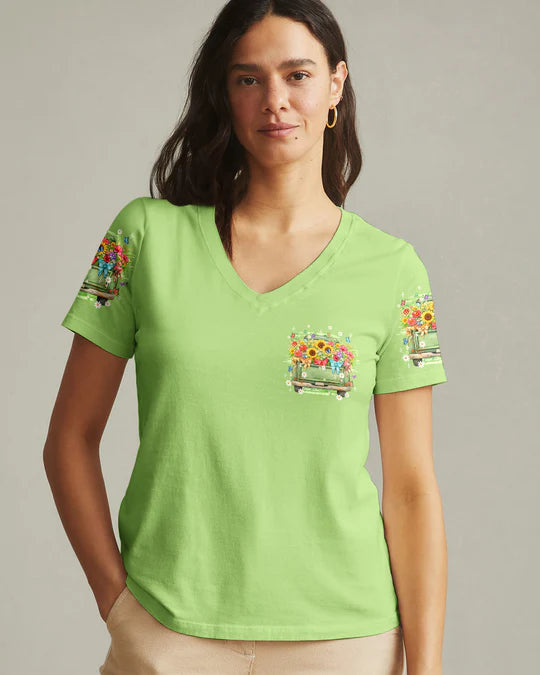 Cowgic Jesus Take The Wheel Women's All Over Print Shirt