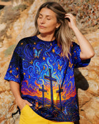 Cowgic When God Steps In Miracles Happen Women's All Over Print Shirt