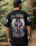 Cowgic One Nation Under God Wings Men's All Over Print Shirt