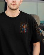 Cowgic I Only Kneel For One Man Jesus On Cross All Over Print Shirt