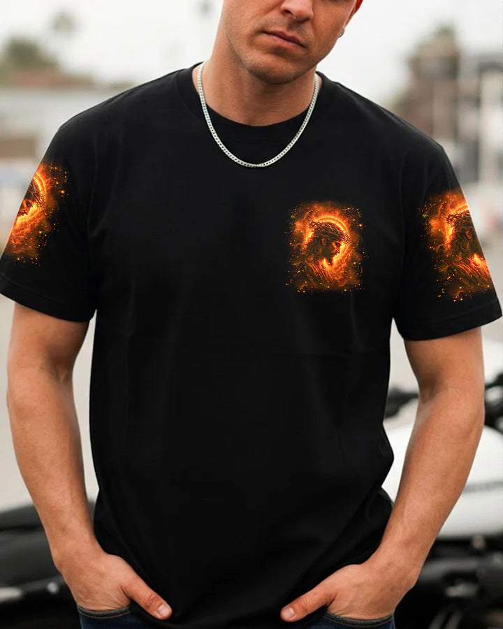 Cowgic It Is God Who Arms Me With Strength Men's All Over Print Shirt