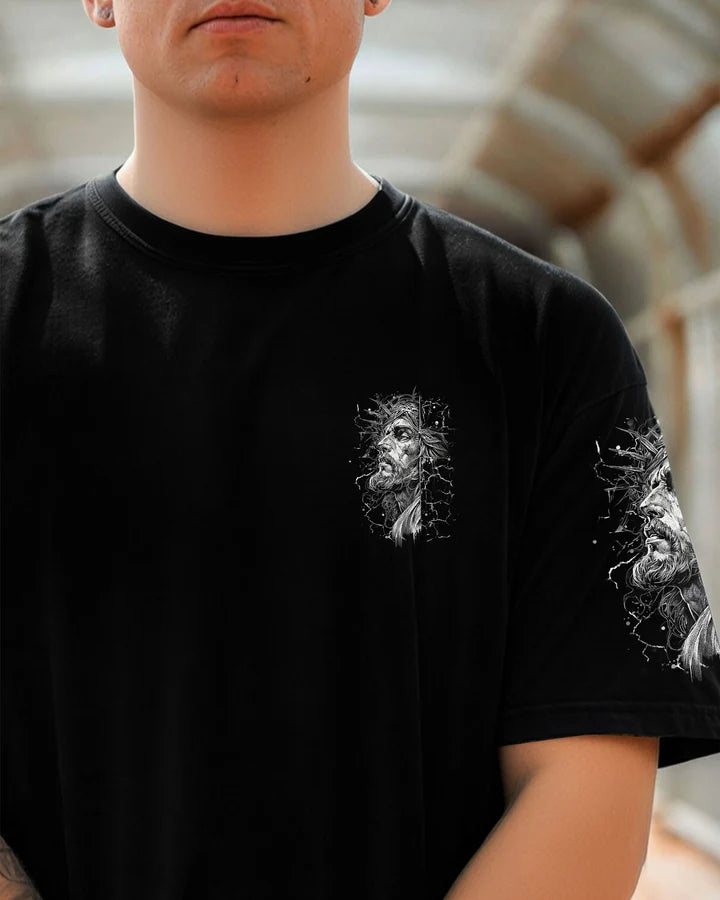 Cowgic It Is God Who Arms Me With Strength Men's All Over Print Shirt