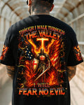 Cowgic I Will Fear No Evil Warrior Men's All Over Print Shirt