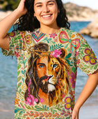Cowgic I Can Do All Things Half-Man Half-Lion All Over Print Shirt
