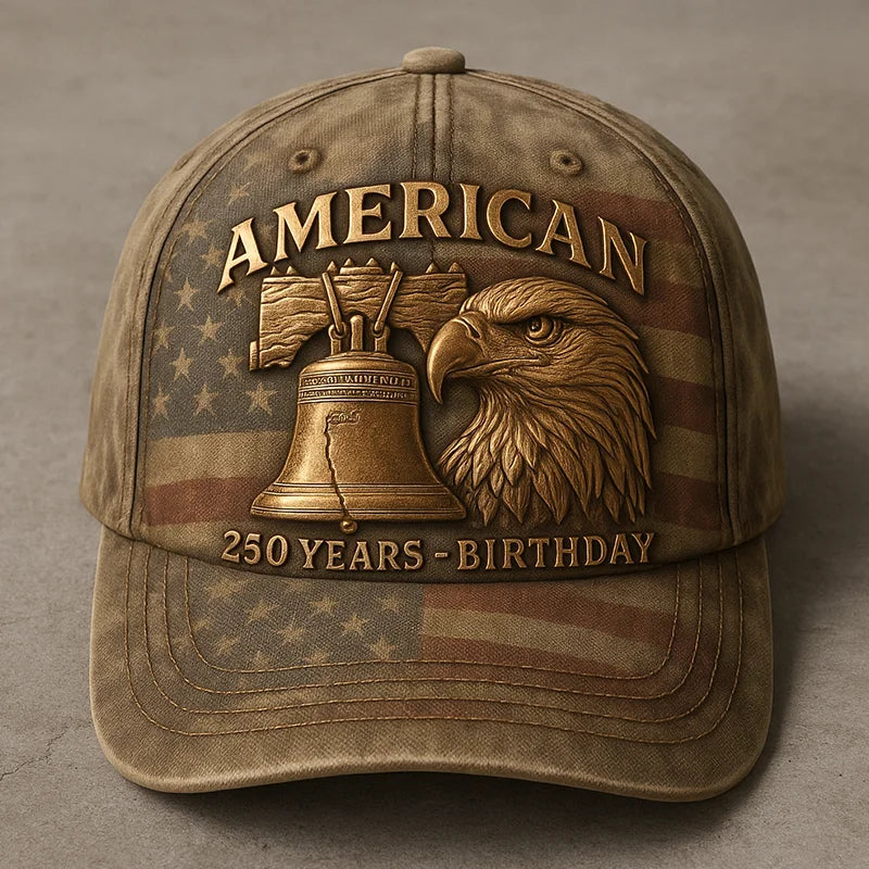 Cowgic US Retro 250th Anniversary Printed Cap v15