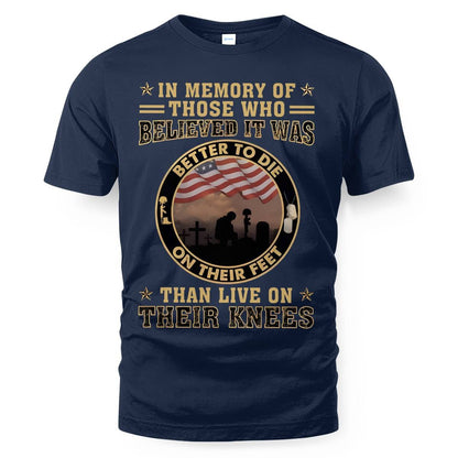 Cowgic Better To Die On Their Feet Than To Live On Their Knees Veteran