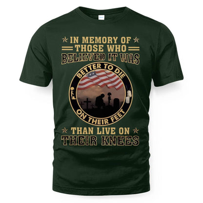 Cowgic Better To Die On Their Feet Than To Live On Their Knees Veteran