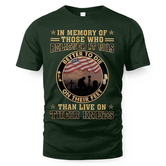 Cowgic Better To Die On Their Feet Than To Live On Their Knees Veteran