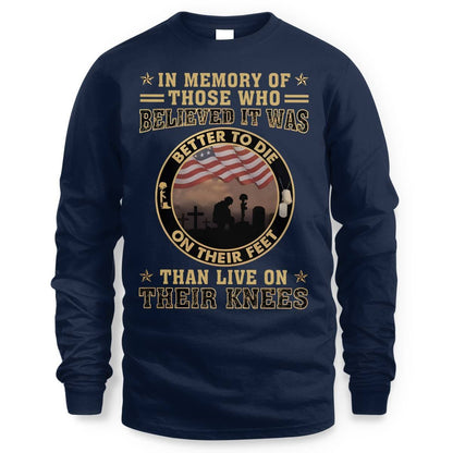 Cowgic Better To Die On Their Feet Than To Live On Their Knees Veteran