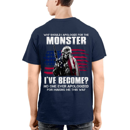 Cowgic No One Ever Apologize For Making Me This Way Veteran