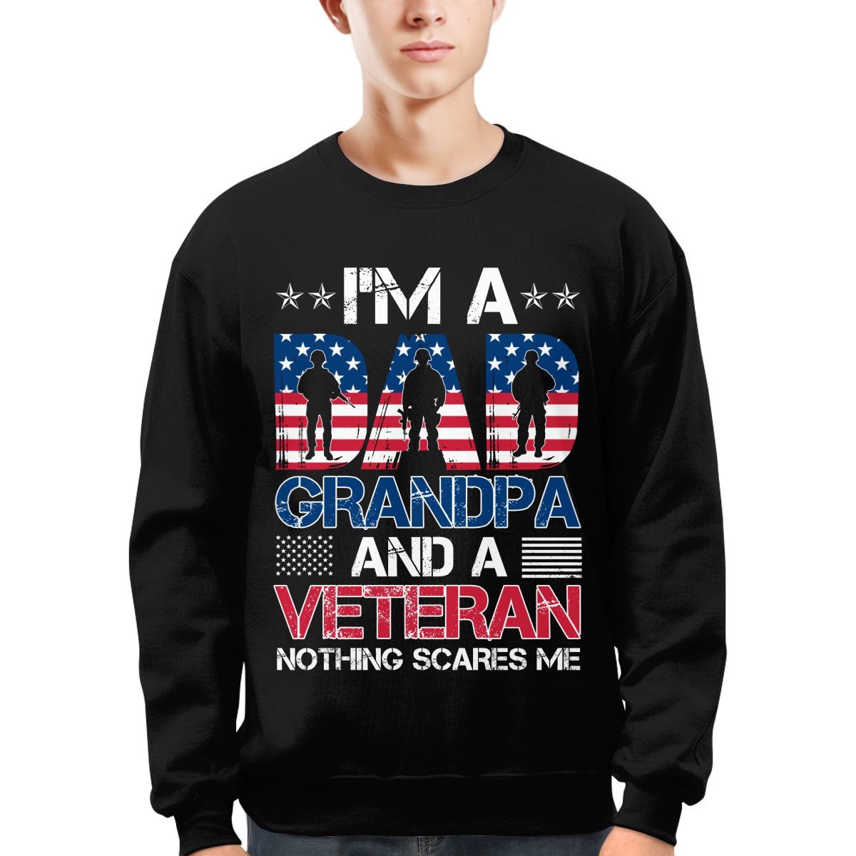 Cowgic U.S Veteran Nothing Scares Me