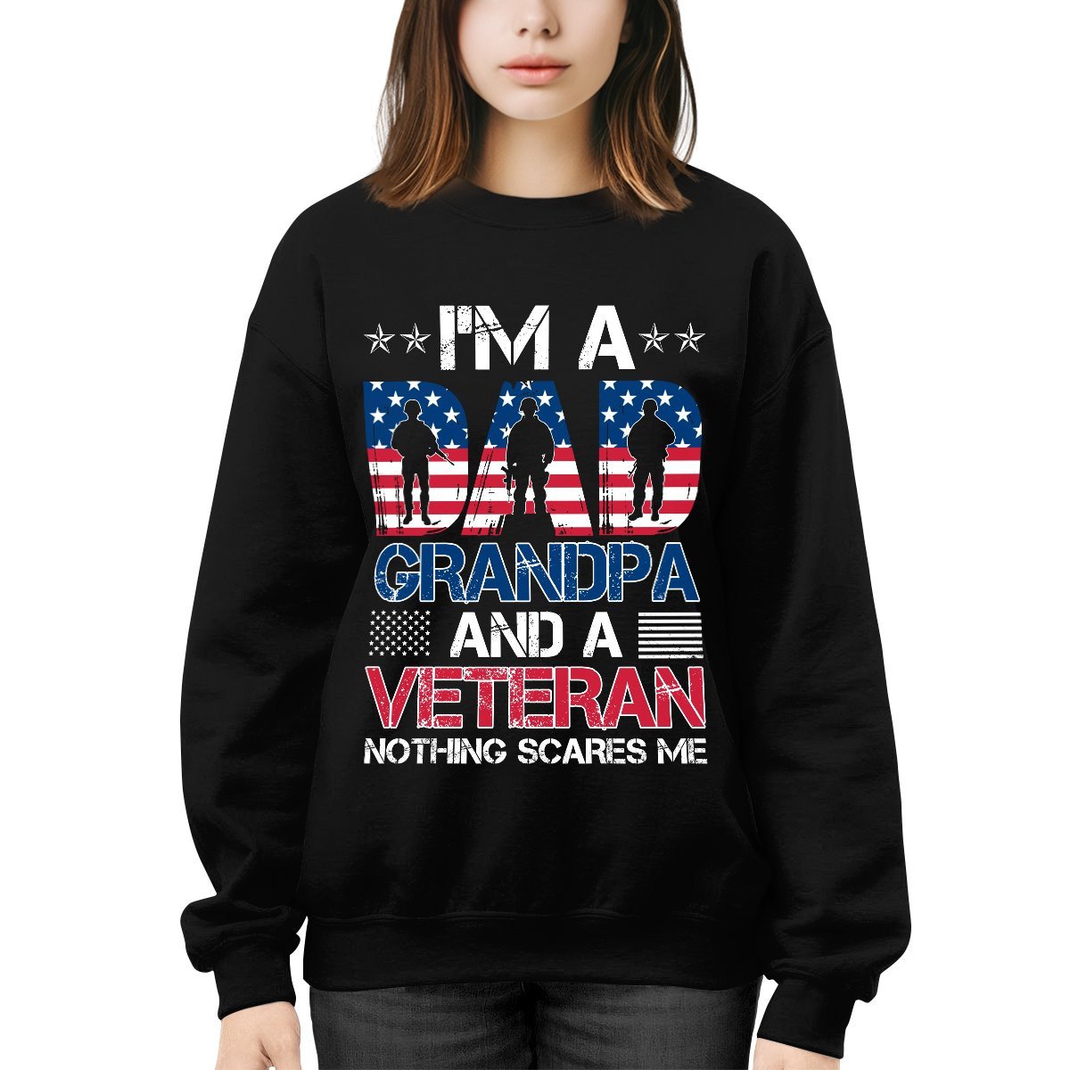 Cowgic U.S Veteran Nothing Scares Me