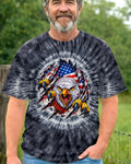 Cowgic Freedom Claws Eagle Swirl Men's All Over Print Shirt