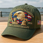 Cowgic Eagle & Liberty – United States 250th Anniversary Embroidered Cap