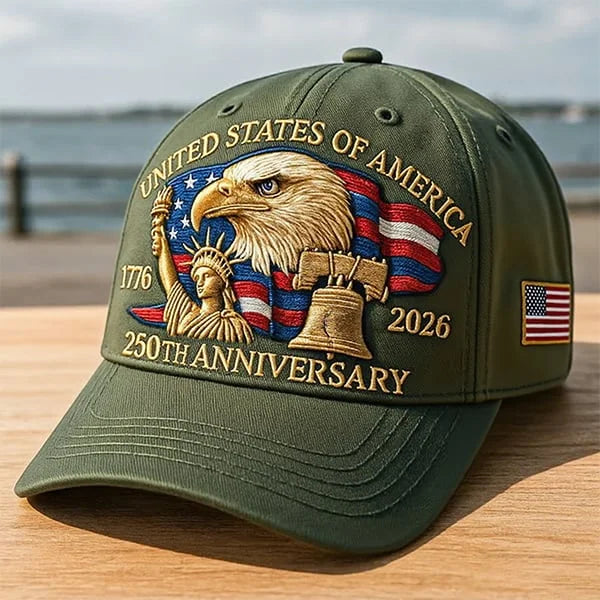 Cowgic Eagle & Liberty – United States 250th Anniversary Embroidered Cap