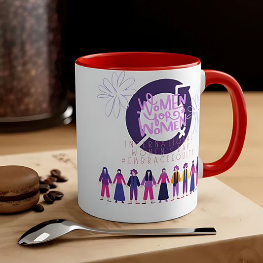 Cowgic International Women's Day Mug | #EmbraceEquity Coffee Cup | Women's Day Coffee Mug