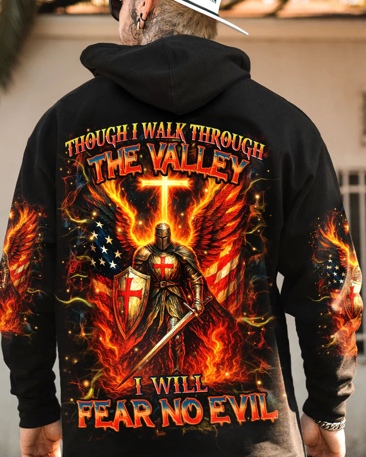 Cowgic I Will Fear No Evil Warrior Men's All Over Print Shirt