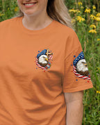 Cowgic She Loves Jesus And America Too Red White & Blue Eagle Women's All Over Print