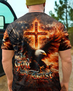 Cowgic In God We Trust Eagle Stars And Stripes Men's All Over Print Shirt