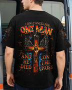 Cowgic I Only Kneel For One Man Jesus On Cross All Over Print Shirt
