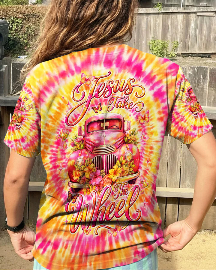 Cowgic Jesus Take The Wheel Women's All Over Print Shirt