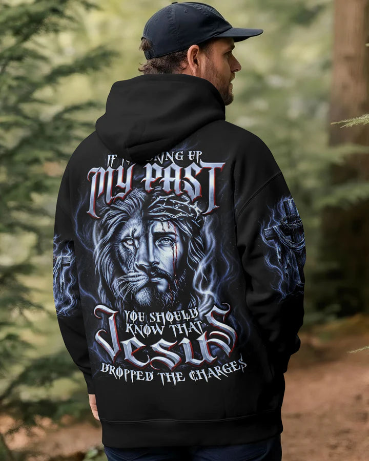 Cowgic Jesus Dropped The Charges Lion Men's All Over Print Shirt