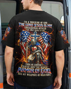 Cowgic I'm A Warrior Of God Wings Men's All Over Print Shirt