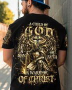 Cowgic A Warrior Of Christ Wings Men's All Over Print Shirt
