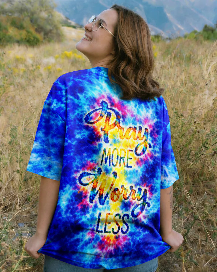 Cowgic Pray More Worry Less Women's All Over Print Shirt