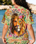 Cowgic I Can Do All Things Half-Man Half-Lion All Over Print Shirt