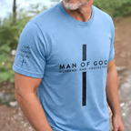 Cowgic Custom Unisex T-Shirt With Design On Sleeve - Personalized Father's Day Birthday Gifts For Dad, Grandpa - Forever My Hero