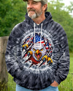 Cowgic Freedom Claws Eagle Swirl Men's All Over Print Shirt