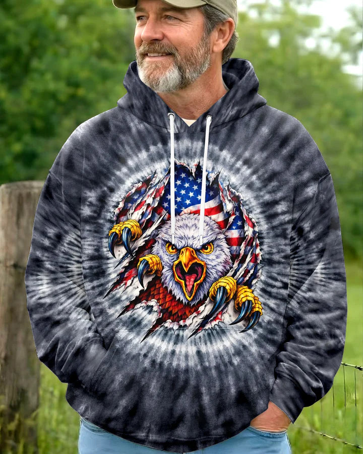 Cowgic Freedom Claws Eagle Swirl Men's All Over Print Shirt